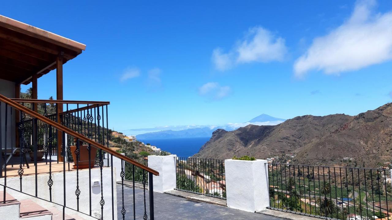 Casa La Sabina Roja 1 - Casa Con Impresionantes Vistas Sobre Hermigua Y El Mar ภายนอก รูปภาพ