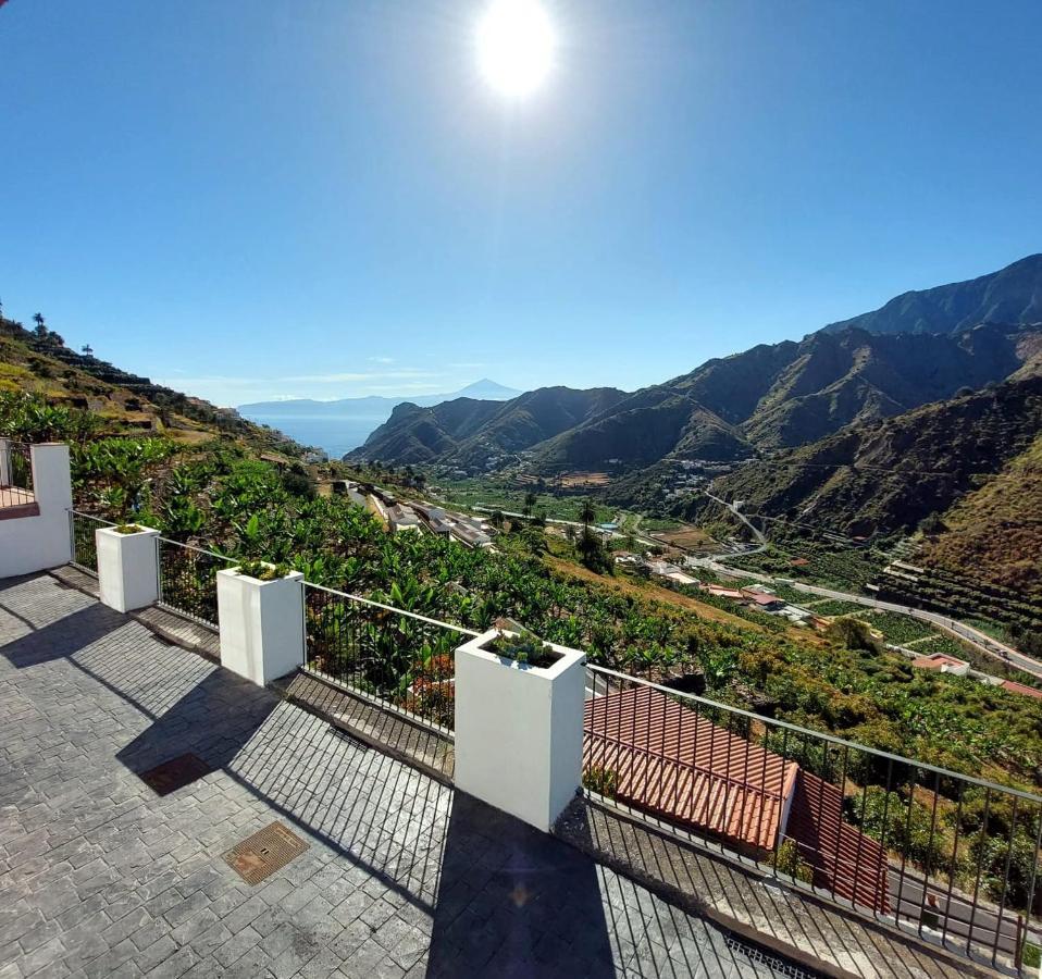 Casa La Sabina Roja 1 - Casa Con Impresionantes Vistas Sobre Hermigua Y El Mar ภายนอก รูปภาพ