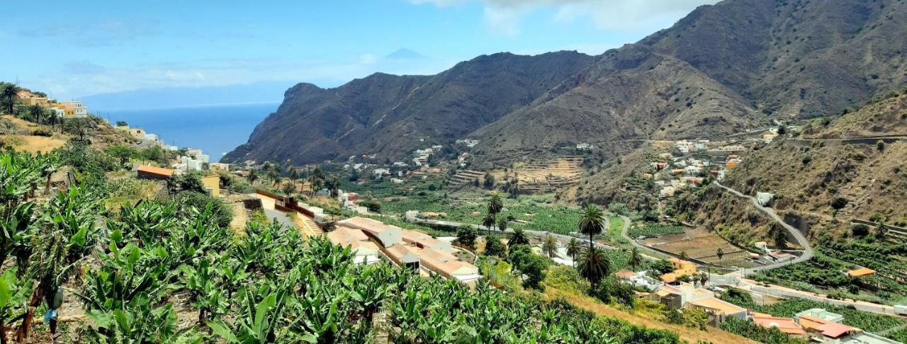 Casa La Sabina Roja 1 - Casa Con Impresionantes Vistas Sobre Hermigua Y El Mar ภายนอก รูปภาพ