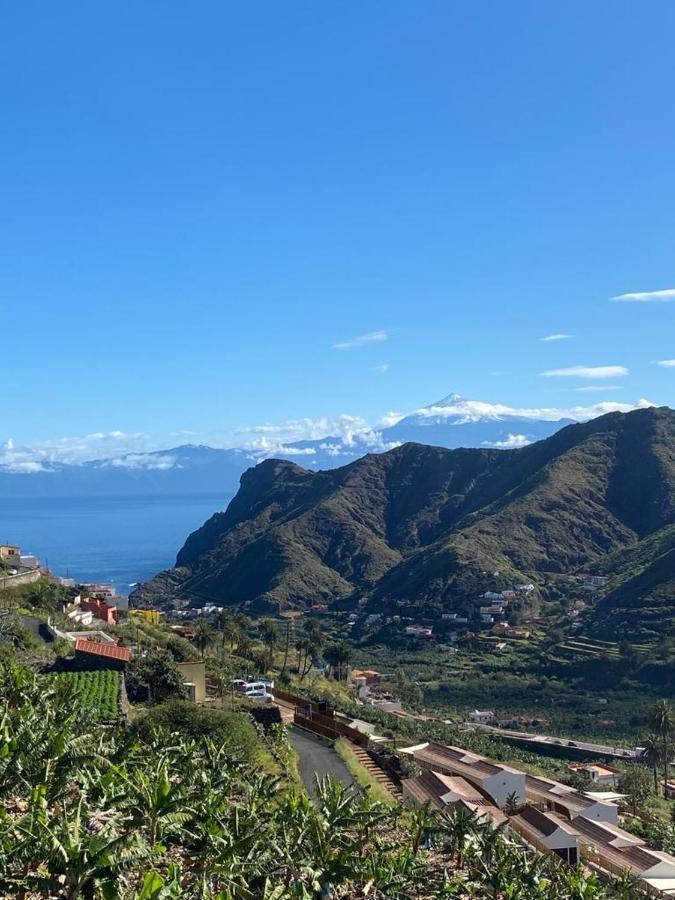 Casa La Sabina Roja 1 - Casa Con Impresionantes Vistas Sobre Hermigua Y El Mar ภายนอก รูปภาพ