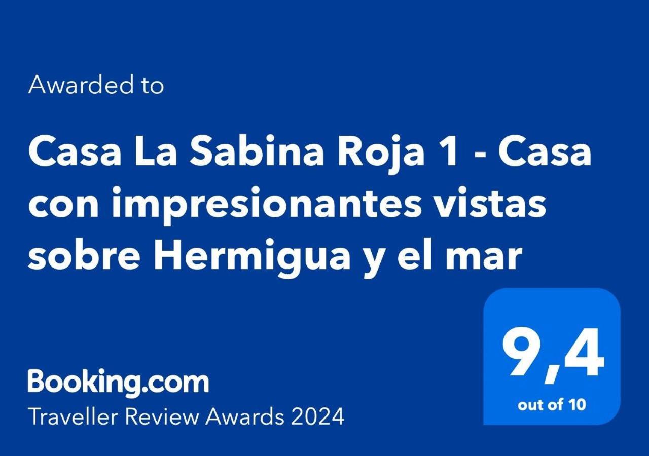 Casa La Sabina Roja 1 - Casa Con Impresionantes Vistas Sobre Hermigua Y El Mar ภายนอก รูปภาพ