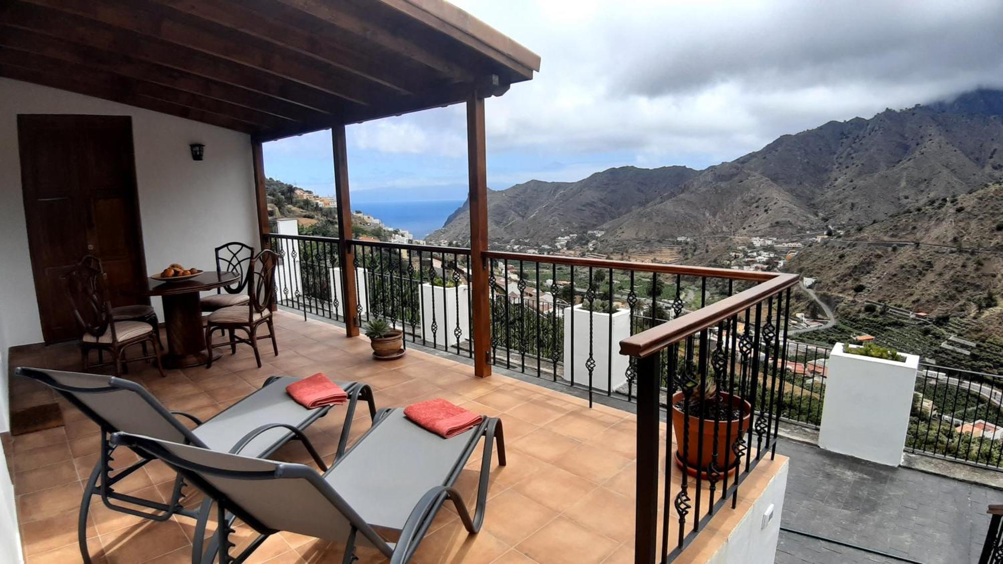 Casa La Sabina Roja 1 - Casa Con Impresionantes Vistas Sobre Hermigua Y El Mar ภายนอก รูปภาพ